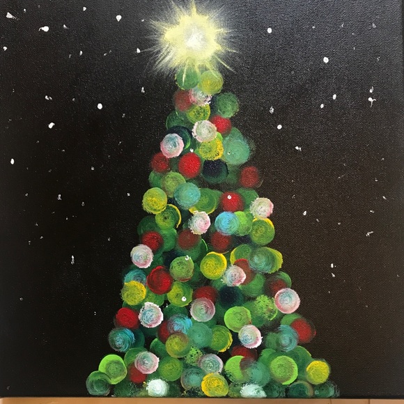 Christmas tree painting - Picture 1 of 1